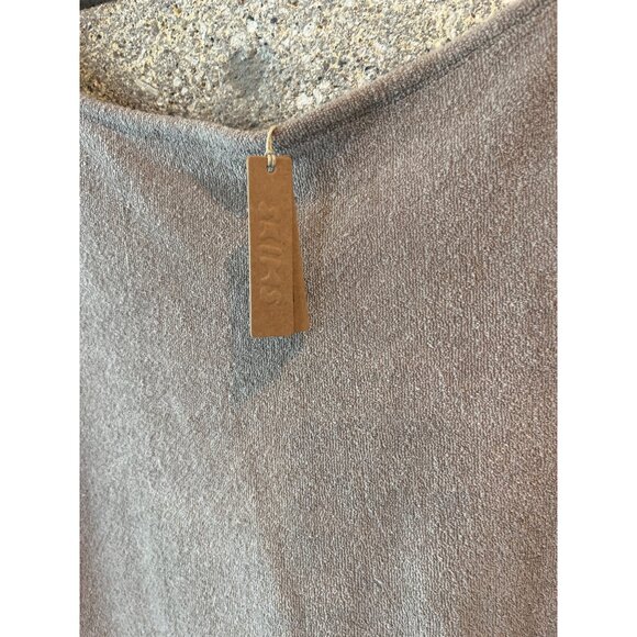 Taupe Skims Terry Cloth Slip Dress With Adjustable Straps - Picture 4 of 11